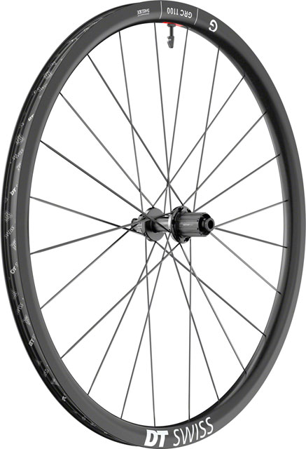 DT Swiss GRC 1100 DiCut 30 Rear Wheel - 700, 12 x 142mm, CenterLock, HG11 Road/XDR, Ratchet EXP 36, Black