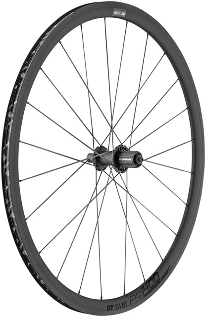 DT Swiss PR 1400 DiCut OXiC Rear Wheel - 700, QR x 130mm, Rim Brake, HG11 Road/XDR, Ratchet 36 SL, Black, 32mm