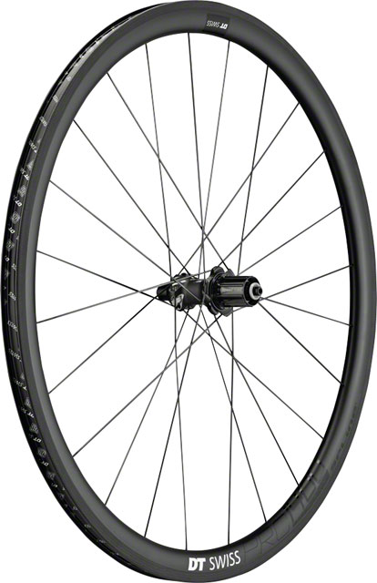 DT Swiss PRC 1400 Spline Rear Wheel - 700, QR x 130mm, Rim Brake, HG11 Road/XDR, Ratchet 36 SL, Black