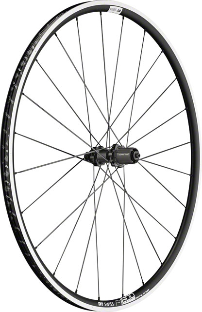 DT Swiss P 1800 Spline Rear Wheel - 700, QR x 130mm, Rim Brake, HG 11, Black