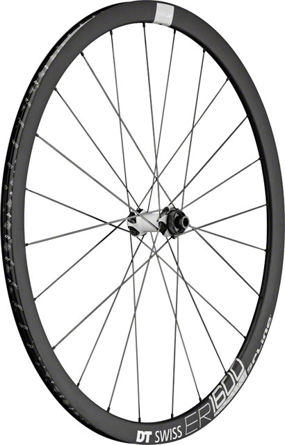 DT Swiss ER 1600 Spline 32 Front Wheel - 700, 12 x 100mm, Center-Lock, Black