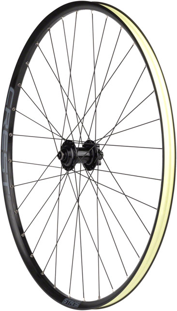 Stan's Crest S2 Front Wheel - 29", QR x 100mm, 6-Bolt, Black, 32H