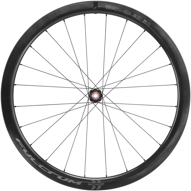 Fulcrum WIND 42 Front Wheel - 700, 12 x 100mm, Center-Lock, Black