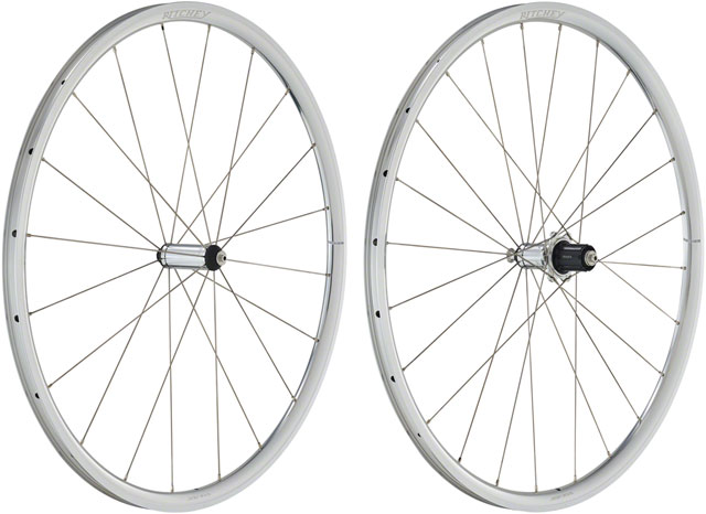 Ritchey Classic Zeta Wheelset - 700, QR x 100/130mm, Rim Brake, HG 11 Road, Silver