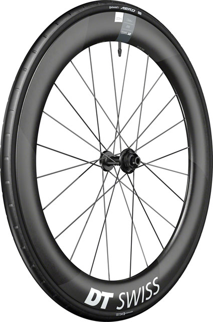 DT Swiss ARC 1400 DiCut 62 Front Wheel - 700, 12 x 100mm, Center-Lock, Black, WTS w/Aero 111 Tire
