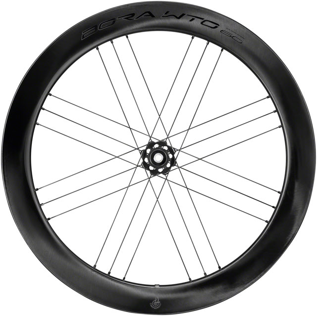 Campagnolo Bora WTO 60 C23 Front Wheel - 700c, QR x 100mm, Center-Lock, 2-Way Fit, Carbon