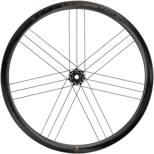 Campagnolo Bora Ultra WTO 35 C23 Front Wheel - 700c, 12 x 100mm, Center-Lock, 2-Way Fit, Carbon