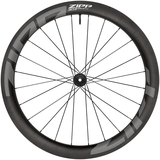 Zipp 303 XPLR SW Front Wheel - 700, 12 x 100mm, Center-Lock, Carbon, Black, 24H, A1