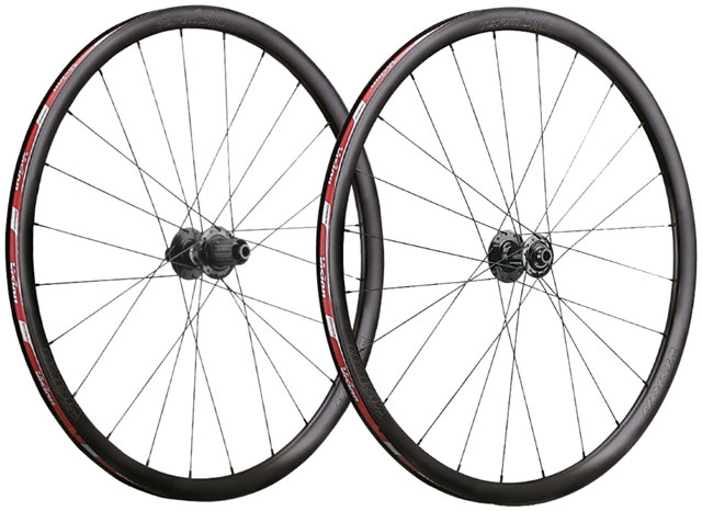 Vision Team i23 Aero Gravel Wheelset, 700c, 24H Front/Rear, Tubeless Ready, Centerlock Disc, TA12 HG11