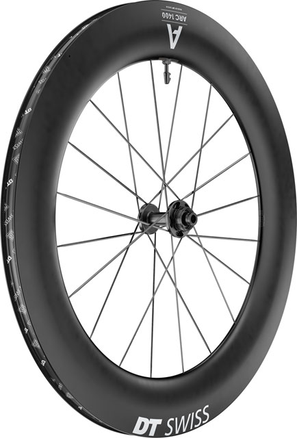 DT Swiss ARC 1400 DiCut 85 Front Wheel - 700, 12 x 100mm, Center-Lock, Black