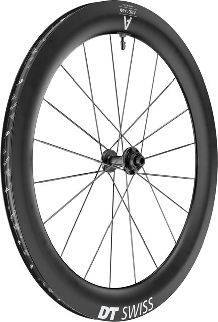 DT Swiss ARC 1400 DiCut 65 Front Wheel - 700, 12 x 100mm, Center-Lock, Black