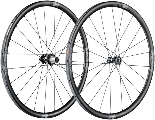 Vision Metron 30 Wheelset, Tubular 700c, 21/24H Spoke Count, Disc Brake, Center Lock Rotor Mount – Black