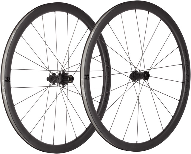 Vision Metron 37 SL Wheelset, Tubeless 700c, 21/24H Spoke Count, Disc Brake, Center Lock Rotor Mount – Black