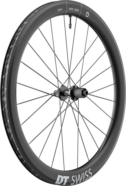 DT Swiss GRC 1400 DiCut 50 Rear Wheel - 700c, 12 x 142mm, Center-Lock, HG11 Road/XDR, Ratchet EXP 36, Black