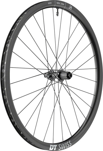 DT Swiss HGC 1400 Spline 30 Rear Wheel - 700c, 12 x 142mm, Center-Lock, HG11 Road/XDR, Ratchet EXP OS 30, Black