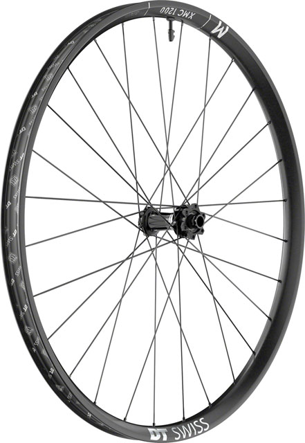 DT Swiss XMC 1200 Spline Front Wheel - 29", 15 x 110mm, 6-Bolt, Black