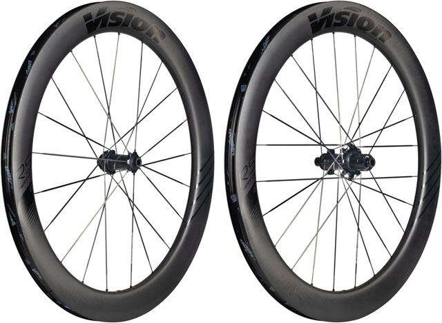 Vision Metron RS 60 Wheelset - 700, 12 x 100mm/12 x 142mm, Center-Lock, HG 11/12, Carbon, Black