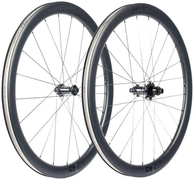 Vision SC45 SL Wheelset - 700, 12 x 100mm/12 x 142mm, Center-Lock, XDR, Carbon, Black