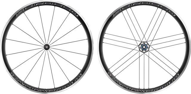 Campagnolo Scirocco Wheelset - 700, QR x 100/130mm, Black, Clincher