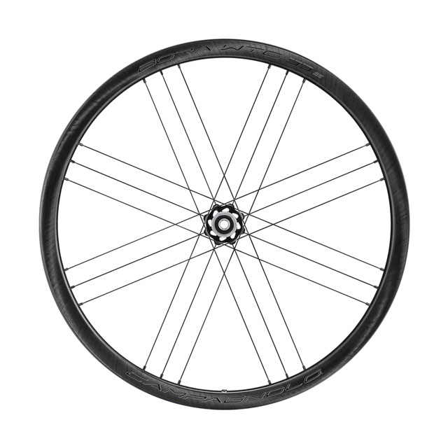 Campagnolo Bora WTO 33 Front Wheel - 700c, 12 x 100mm, Center-Lock, 2-Way Fit, Dark Label