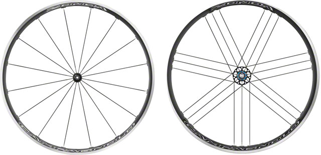 Campagnolo Zonda Wheelset - 700, QR x 100/130mm, Black, Clincher