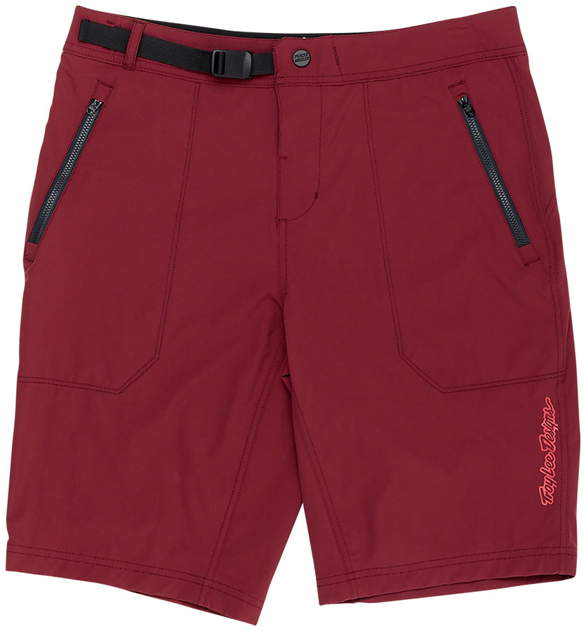 Troy Lee Designs Skyline Trail Shorts – Mono Oxblood, 32