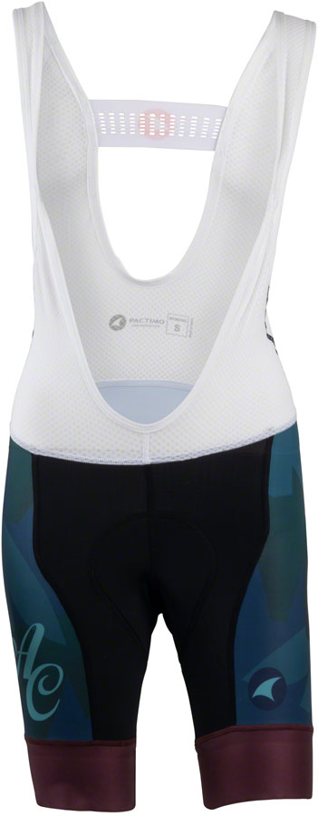 All-City Night Claw Women's Bib Short - Black, Dark Teal, Spruce Green, Mulberry, Large