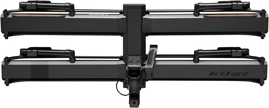 Kuat Piston Pro X Hitch Bike Rack - 2-Bike, 1.25" Receiver, LED Lights with 4-Pin Plug, Kashima Coat, Galaxy Gray