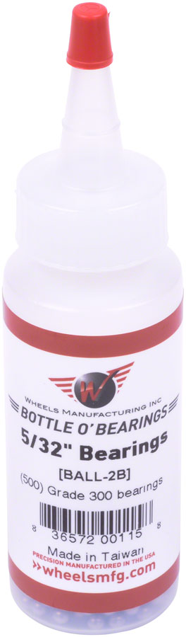 Wheels Manufacturing Grade 300 5/32" Loose Ball Bearing: Bottle of 500