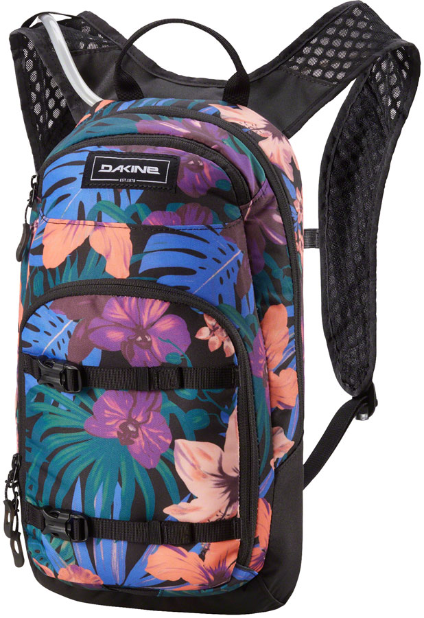 Dakine Session Hydration Pack - 8L, Black/Tropical, Women's