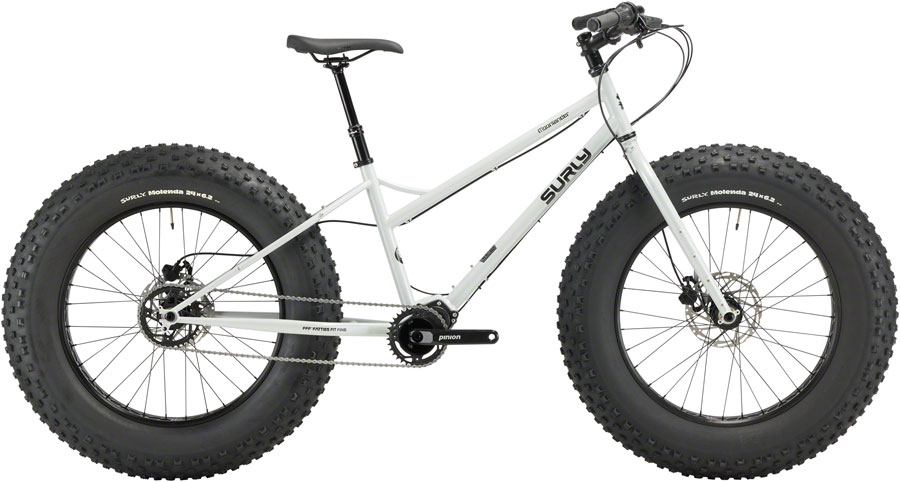 Surly Moonlander Fat Tire Bike - 24", Steel, Lunar Dust Gray, Large