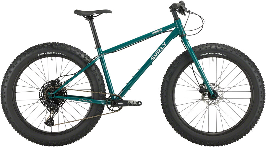 Surly Wednesday Fat Bike - 26", Steel, OG Algae, Large