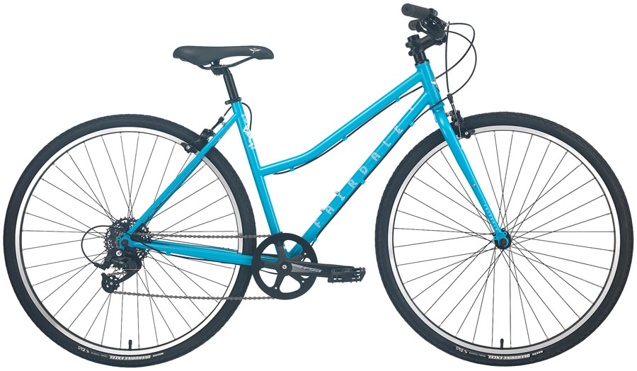 Fairdale Lookfar Step Thru City Bike - Small/Medium, Surf Blue