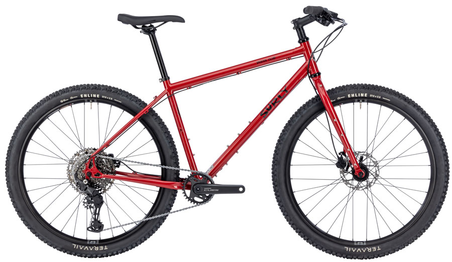 Surly Bridge Club Bike - 27.5", Steel, Lingering Cranberry, Large