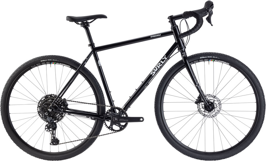 Surly Straggler Bike - 650b, Steel, Cues 1x11, Hi-Viz Black, 49cm