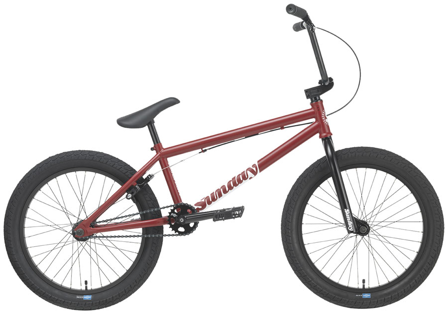 Sunday Blueprint BMX Bike - 21" TT, Matte Maroon