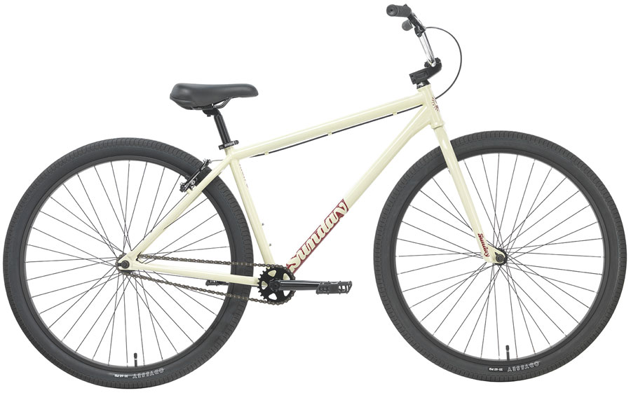 Sunday High C 29" BMX Bike - Gloss Silver White