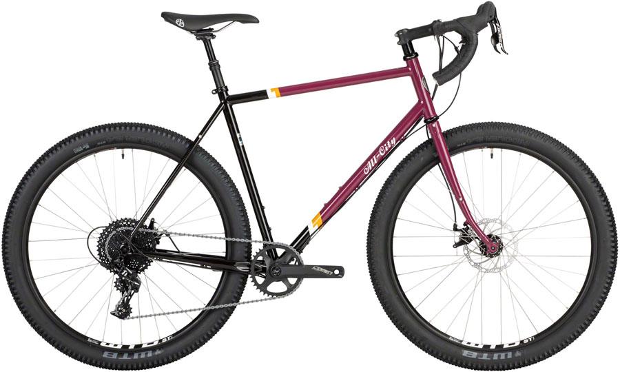 All-City Gorilla Monsoon Bike - 650b, Steel, APEX, Charred Berry, 61cm