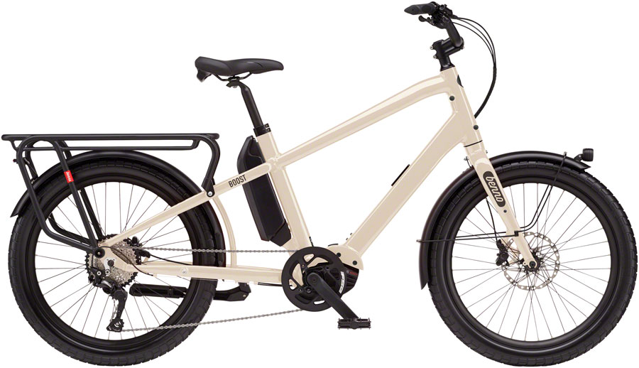 Benno Boost E Class 3 Etility Ebike - Bosch Performance Line Sport, 400Wh, Step-Over, Bone Gray, One Size