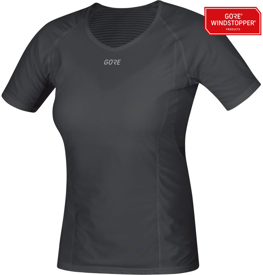 Gorewear M Windstopper Base Layer Shirt - Black, Women's, Small