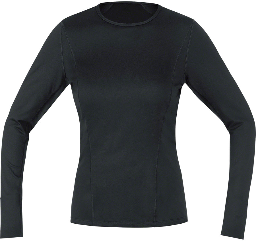 Gorewear M Base Layer Long Sleeve Shirt - Black, Women's, Large