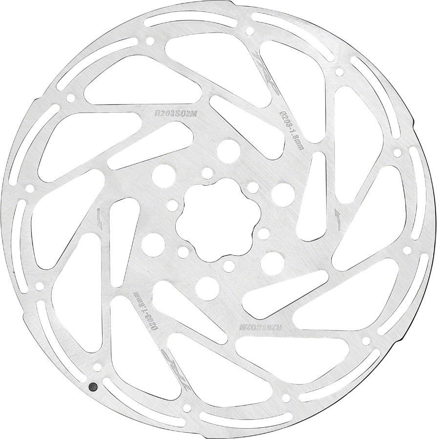 TRP R2 Disc Rotor - 203mm, 6-Bolt, 1.8mm, Silver