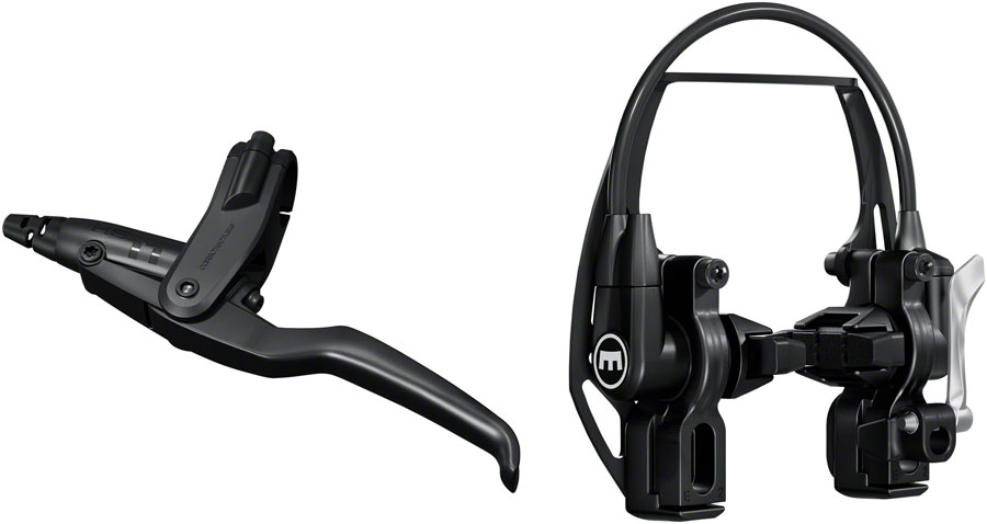 Magura HS11 Linear Pull Brake and Lever - Front or Rear, 4-Finger Lever, Black