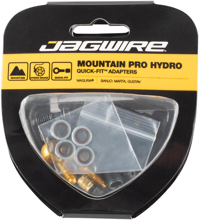 Jagwire Pro Disc Brake Hydraulic Hose Quick-Fit Adaptor for Magura Gustav, Marta