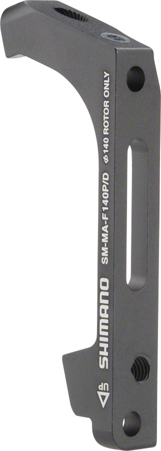 Shimano F140P/D Disc Brake Adaptor for 140mm Rotor, 74mm Caliper, Flat- Mount Fork