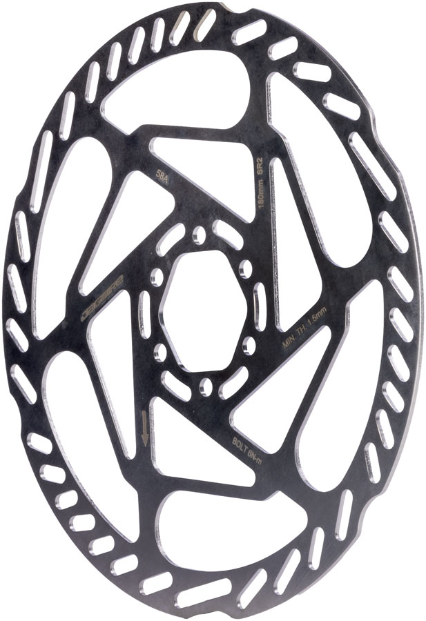 Jagwire Sport SR2 Disc Brake Rotor - 180mm, 6-Bolt, 1.8mm Thickness