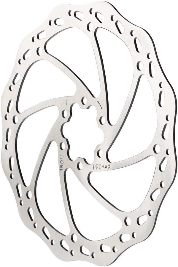 Promax Sport S1 Disc Brake Rotor - 180mm, 6-Bolt, Silver