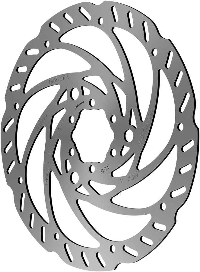 Magura MDR-A Disc Brake Rotor - 180mm, 6-Bolt, Only compatible with MT A2 Brakes