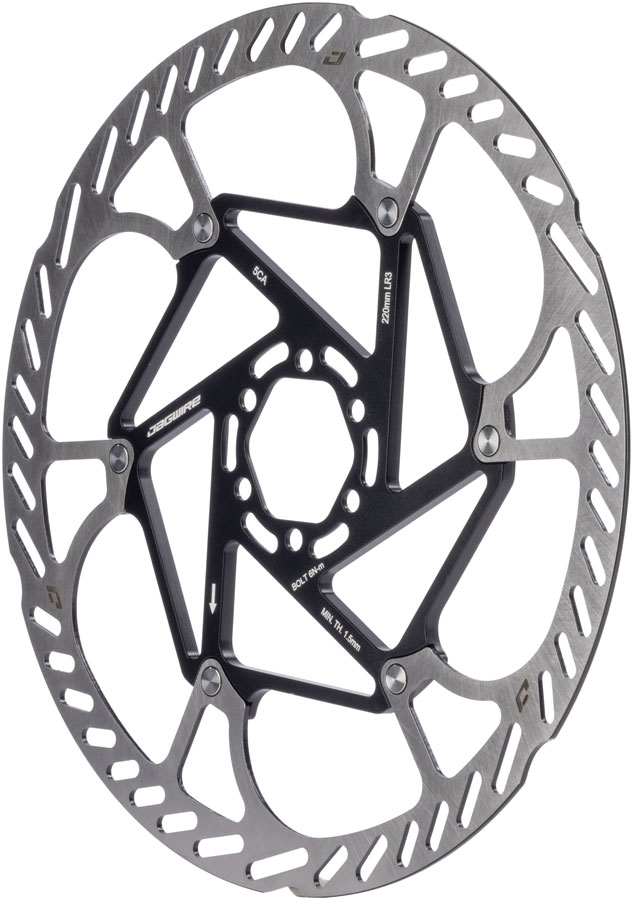 Jagwire Pro LR3 Disc Brake Rotor - 220mm, 6-Bolt, 2.0mm Thickness