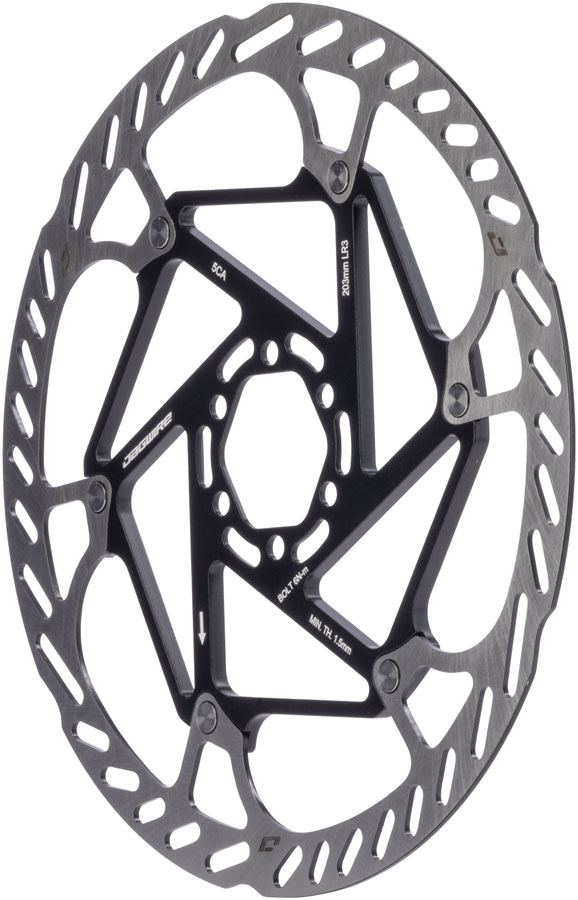 Jagwire Pro LR3 Disc Brake Rotor - 203mm, 6-Bolt, 1.8mm Thickness